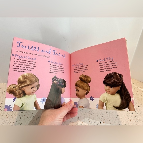 American Girl Doll HAIR Book Styling Tips and Tricks for Dolls - Picture 3 of 6